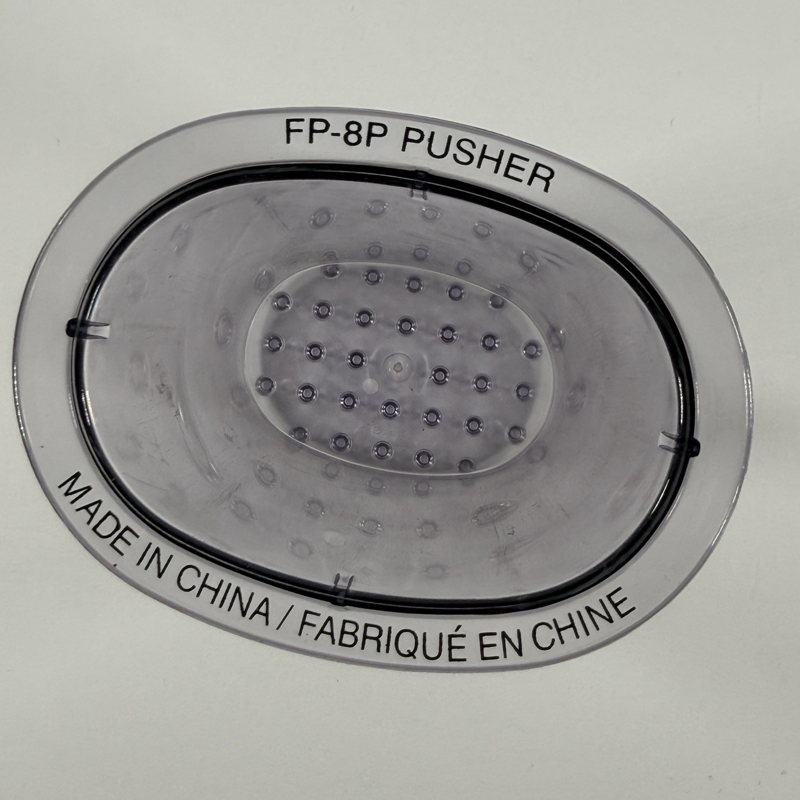 Cuisinart Food Processor FP-8WBC Work Bowl Cover Lid & FP-8P Pusher Replacements