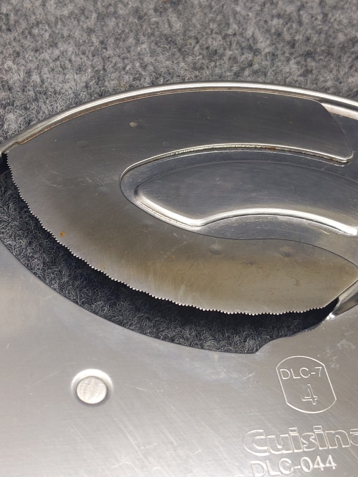 Cuisinart DLC-044 4MM Slicer Disc For DLC-7 Food Processor Pre-owned