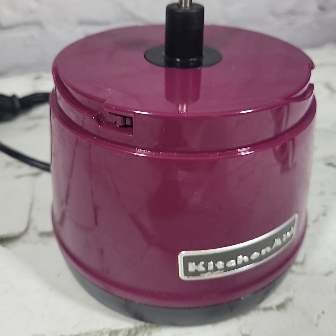KitchenAid Food Processor 3.5cup Chopper #E105402 Motor Only Plum Purple