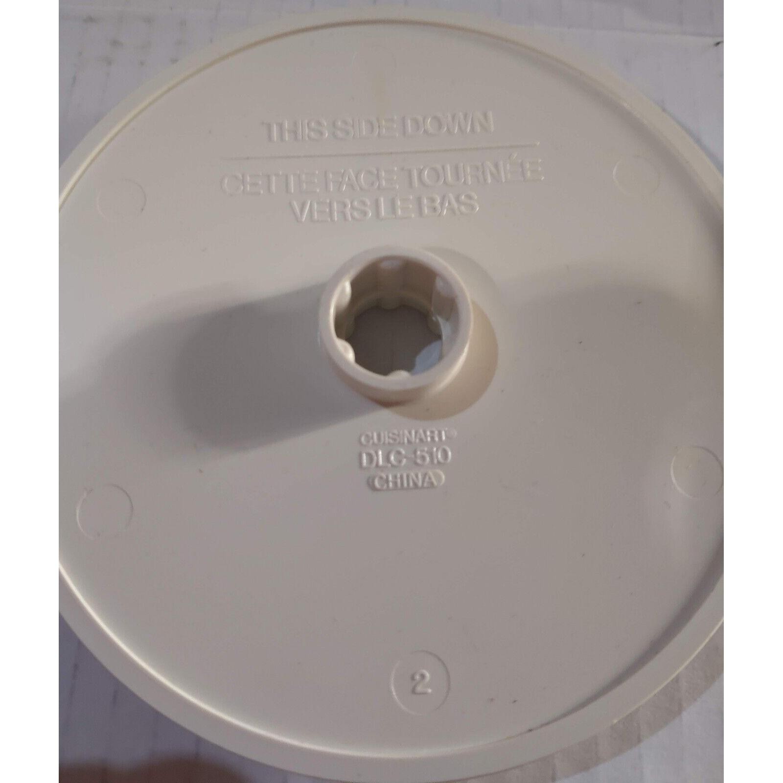 Cuisinart Little Pro Plus Food Processor Plate Lot DLC-510TX DLC-514TX DLC-522TX