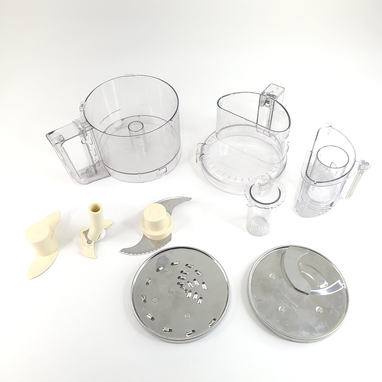 Cuisinart Prep 7 DLC-2007N Food Processor Work Bowl Lid Chute Pusher Blades OEM