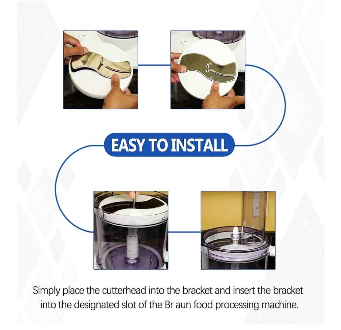Food Processer Disc Holder for Braun k650,k600,k700,k750
