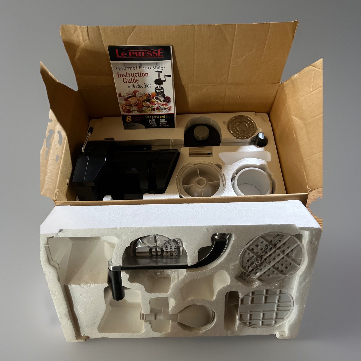 Le Presse deluxe gourmet food styler – TR-207-069 New Open Box Cooking Baking