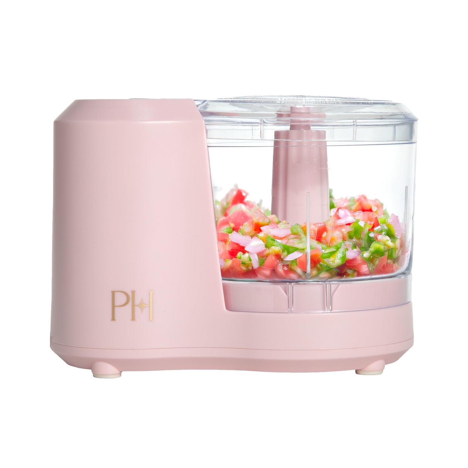 Paris Hilton 1.5-Cup Food Chopper, Stainless Steel Blade With One-Touch Pulse…