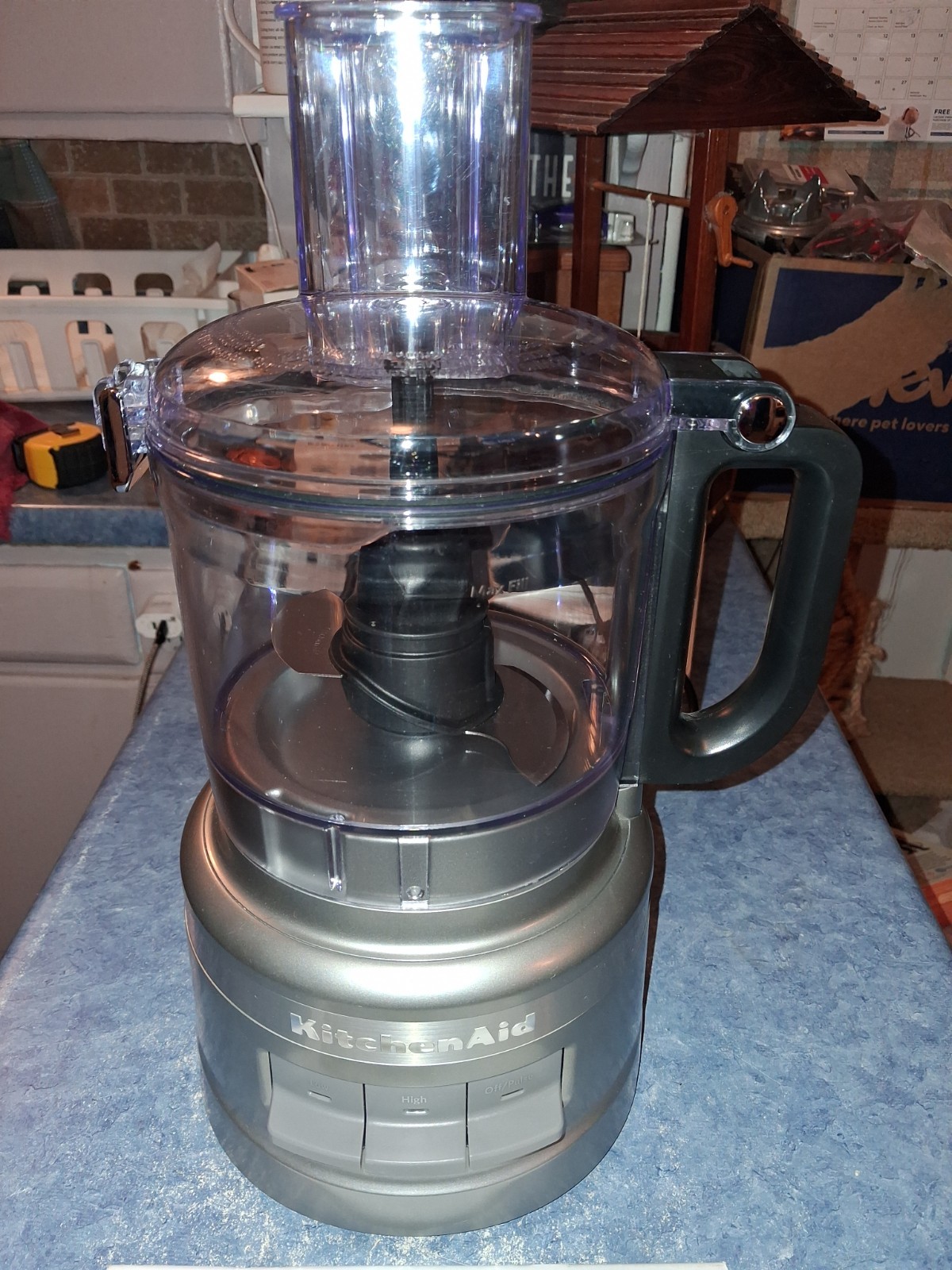 KitchenAid 7Cup Food Processor Contour Silver Chopping Blade Only-Used 1 Time