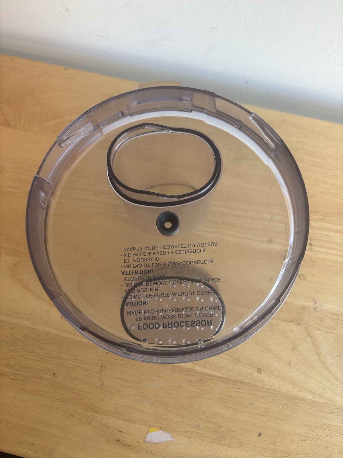 Cuisinart FP-8 Food Processor Parts Work Bowl Cover & Pusher FP-8WBC and FP-8P
