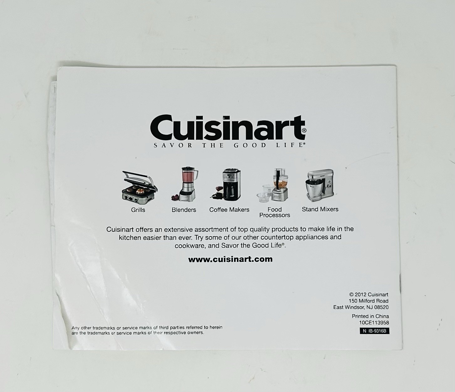 Cuisinart 4-Cup Mini-Prep Plus Food Processor Instruction Booklet CGC-4PC1