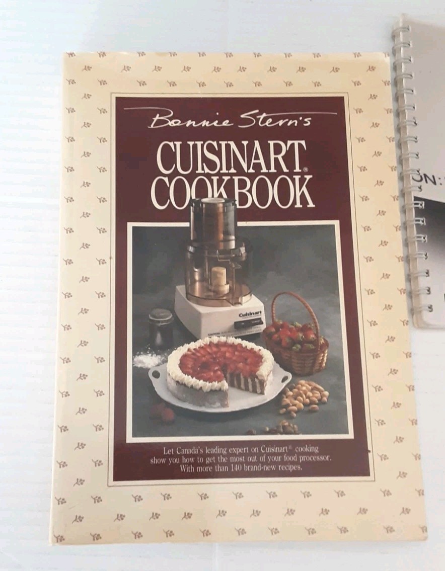 Cuisinart DLC-8 Plus Food Processor Manual Instructions Recipe Book Booklet Only