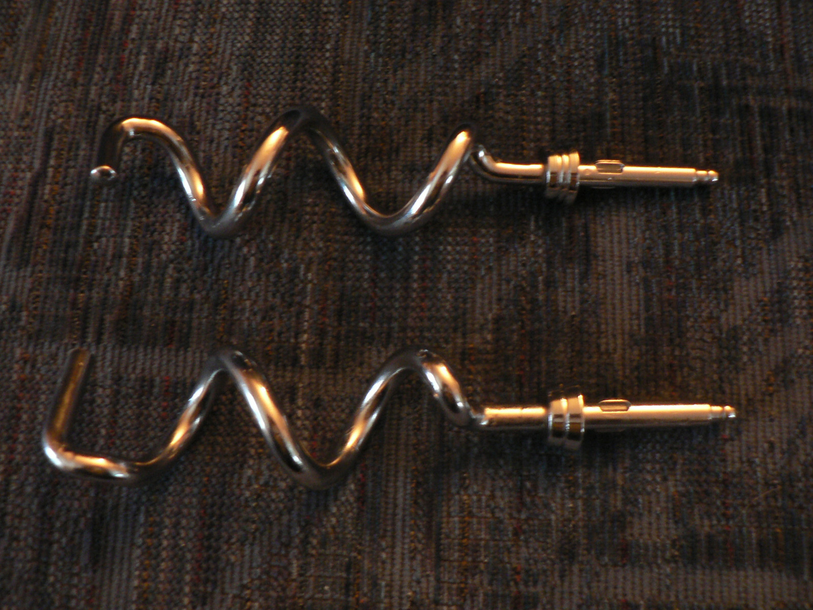 Oster Regency Kitchen Center #971-06A Replacement Pair Of Dough Hooks Excellent!