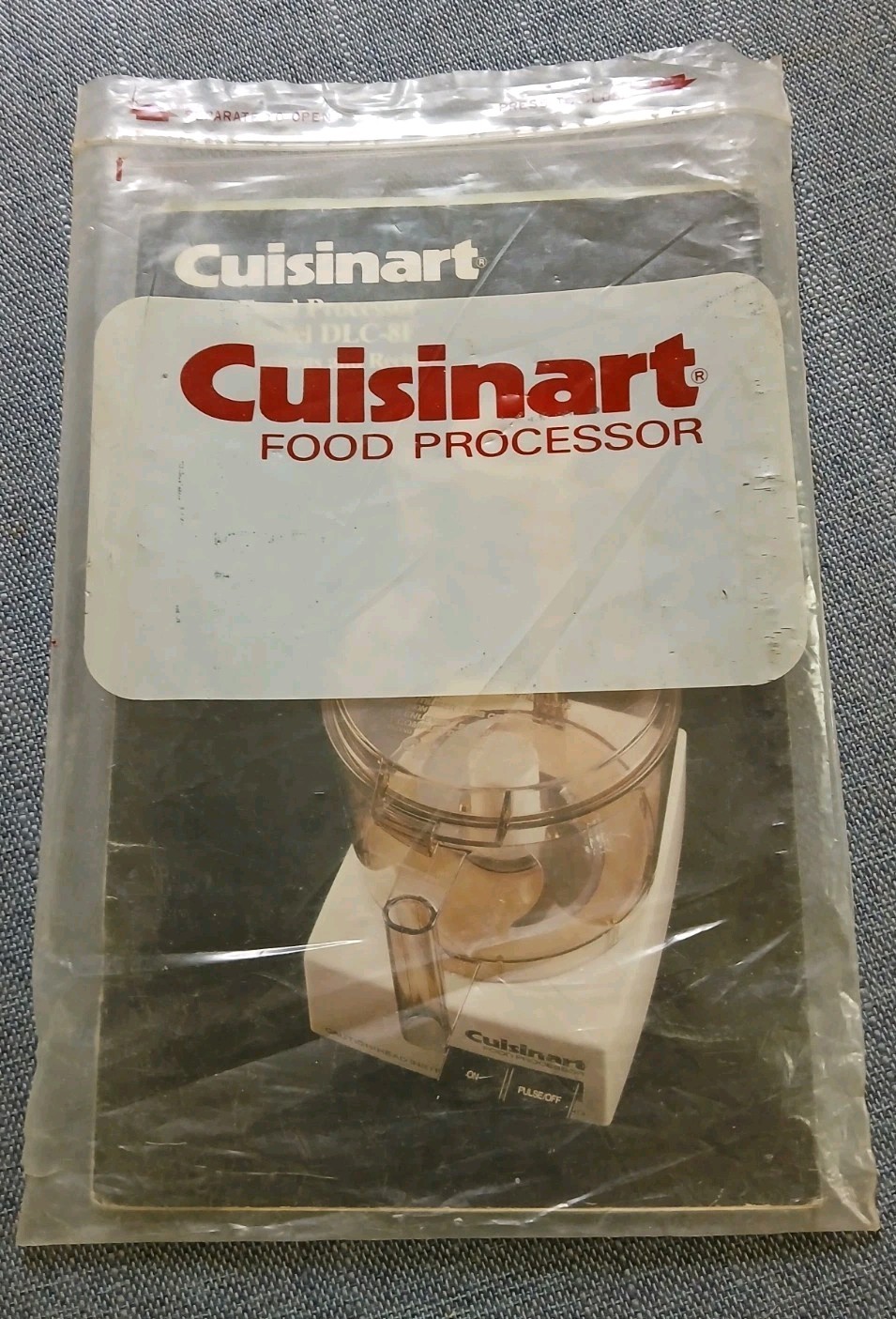 Cuisinart Food Processor DLC-8F Original Manual/Instruction Book Vintage 1982