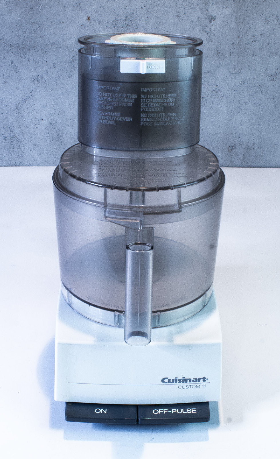 Cuisinart Pro Custom 11 Food Processor DLC-8M White Lot w/ Accessories – Works