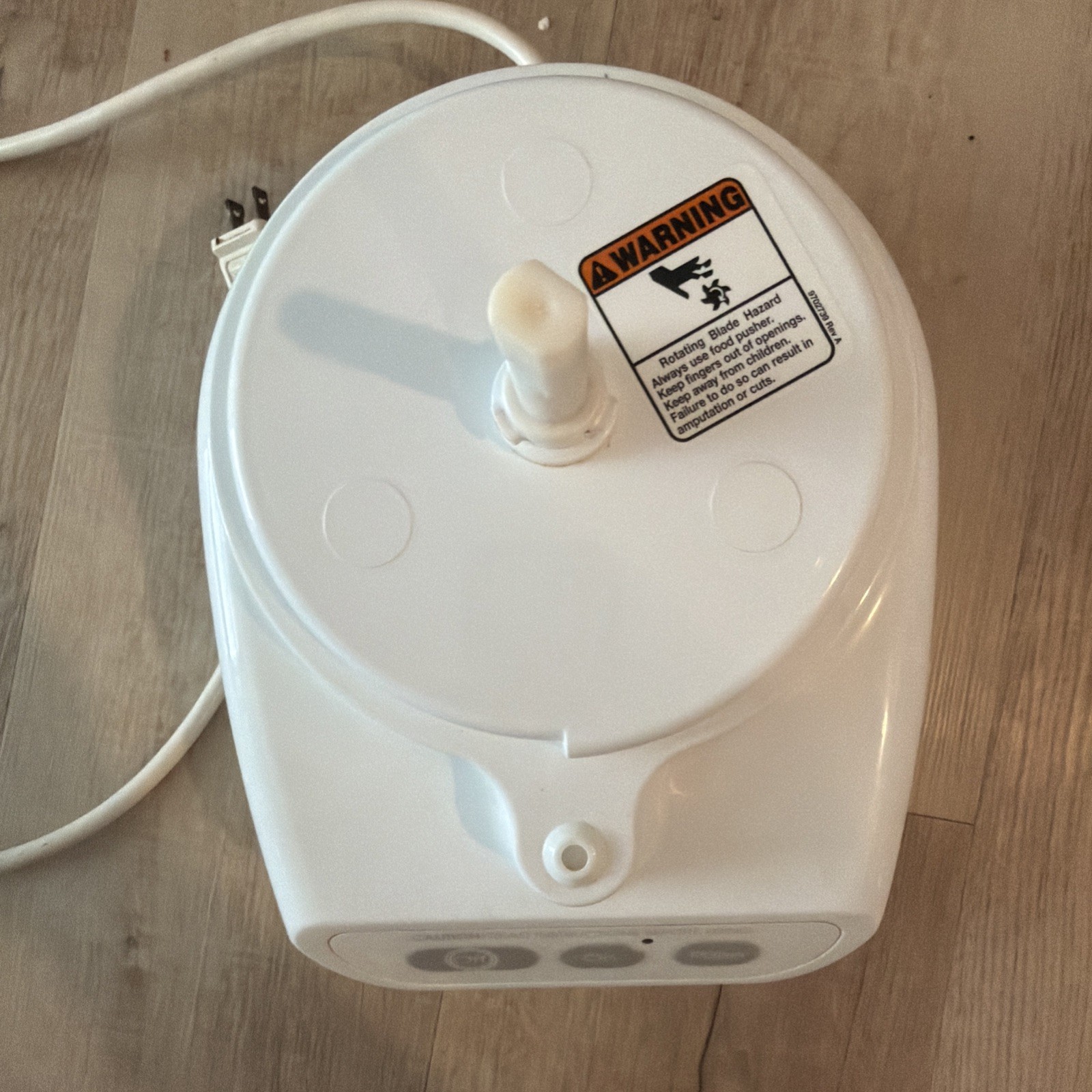 KitchenAid Food Processor KFP600WH White Base Motor Only Tested Working