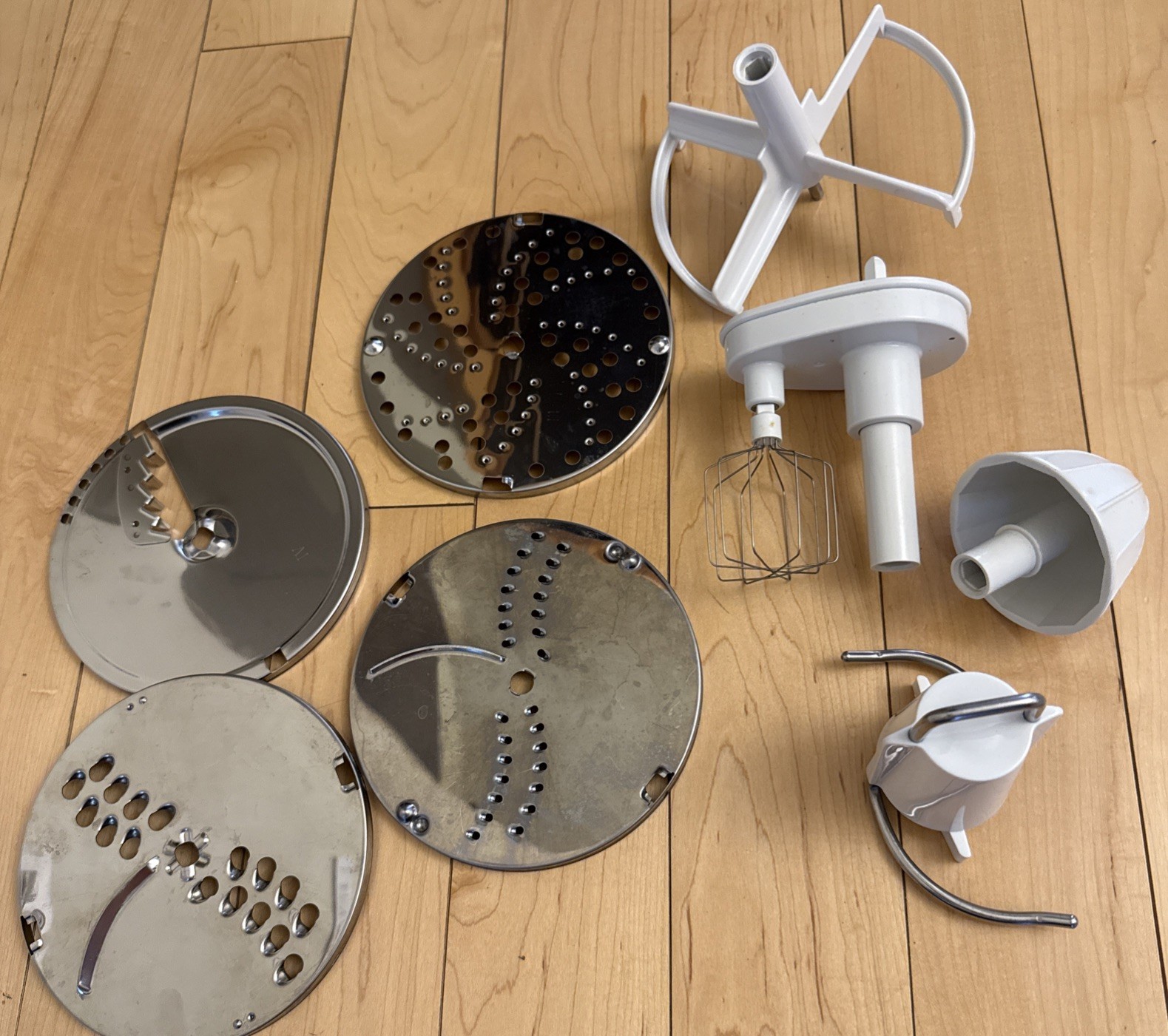 Braun Food Processor Replacement Parts: Discs, Disc Carrier, Dough Hook+