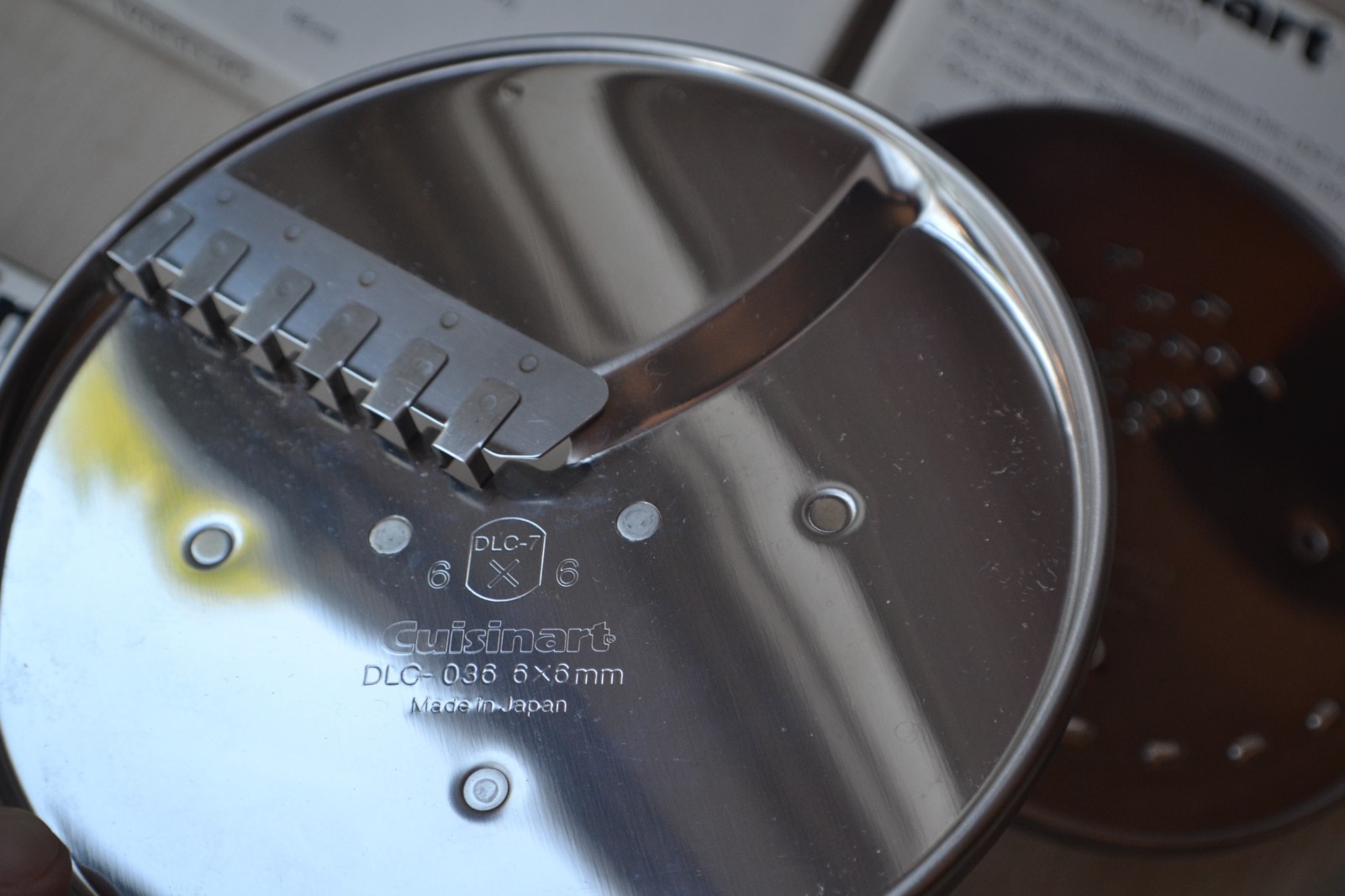 Cuisinart DLC-7 Food Processor. Lot of 5 Discs. DLC-34, 36, 37, 43, 44. (1 New)