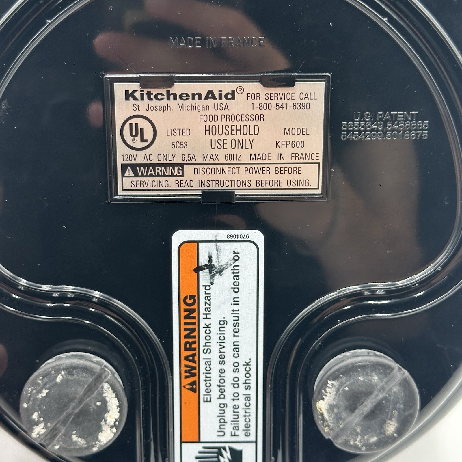 KitchenAid food processor KFP600 0B Base Works!