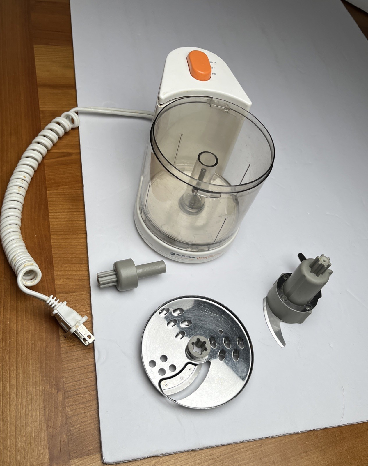 Black&Decker Handy Shortcut Mini Compact Food Processor No Lid – TESTED & WORKS