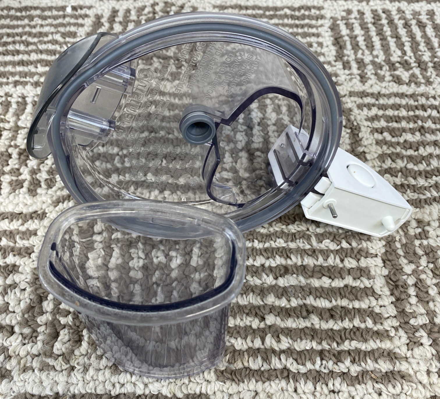 Cuisinart MFP-108WBC Food Processor Work Bowl Cover Lid & Pushers Replacement