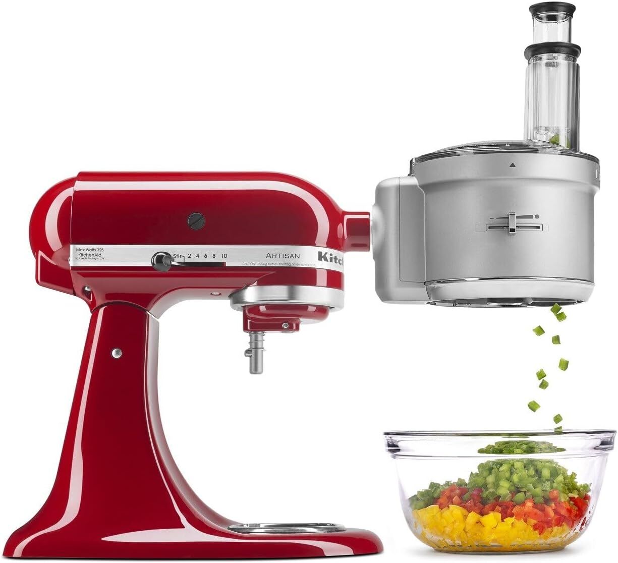 KitchenAid RRKSM2FPA Food Processor Attachment, Dicing Kit, Used