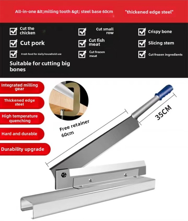 253540506070CM Household Small Bone Cutter Manually Chop The Bone Artifact