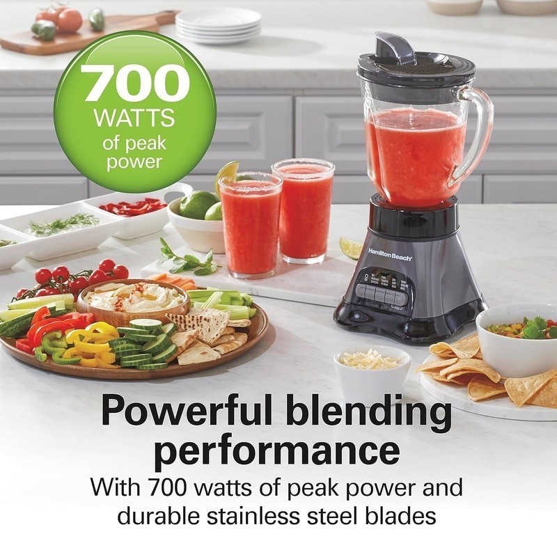 3-in-1 Food Processor Blender Combo 700W Smoothie Maker Chopper W/ Glass Jar New