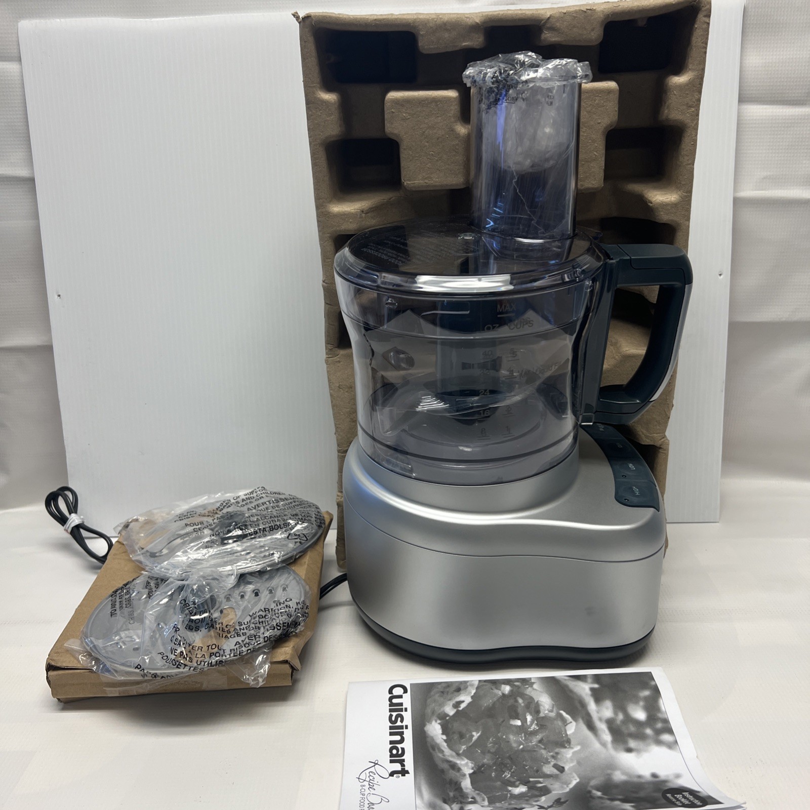 Cuisinart FP-8SVP1 Elemental 8 Cup Food Processor – Silver