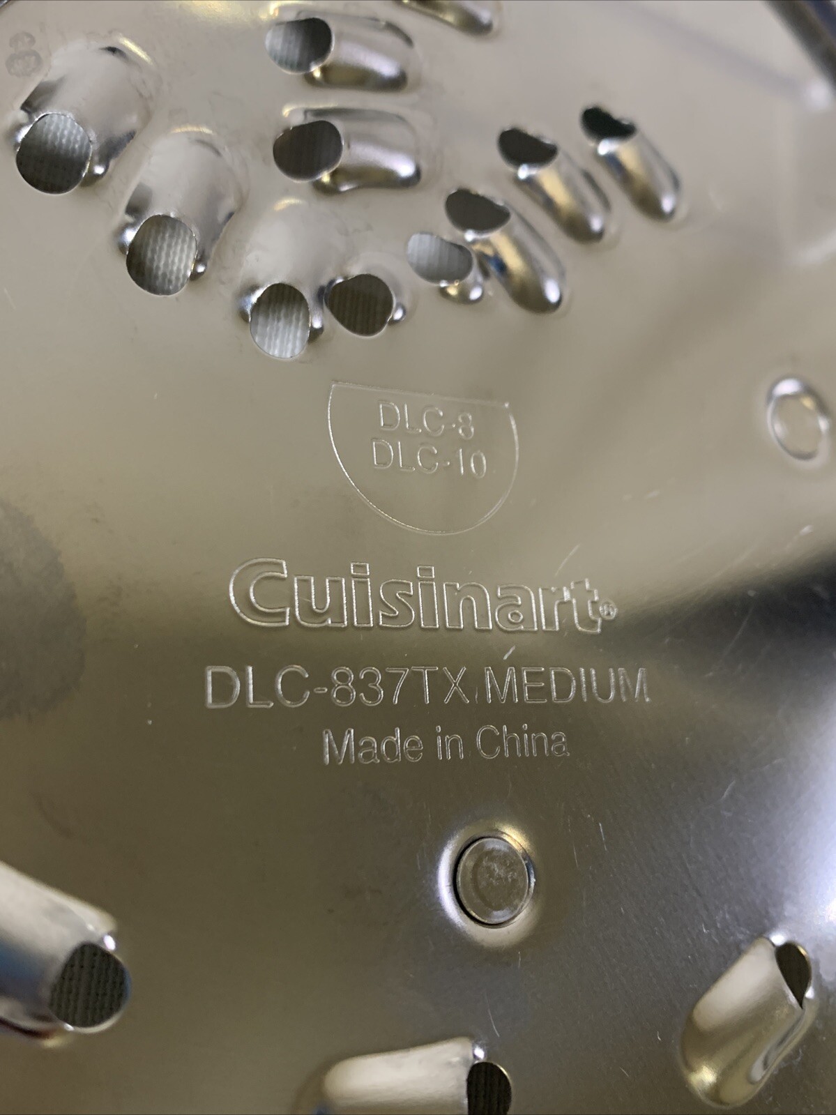 Cuisinart DLC-837TX DLC-8 DLC-10 Medium Shredding Disc for 11 and 7 cup models