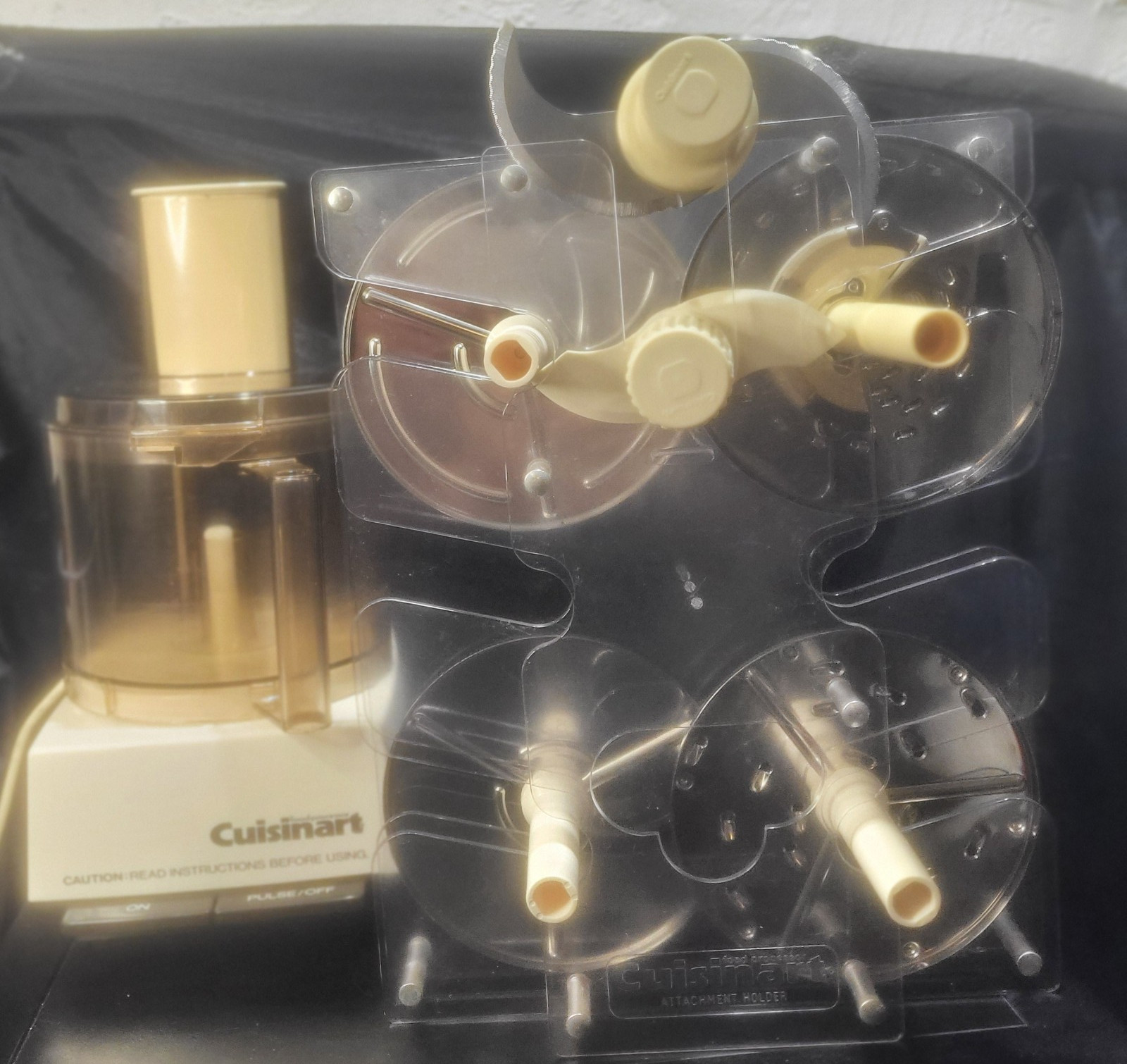 Cuisinart DLC-7 Food Processor W/ Blades & Wall Mount Bundle