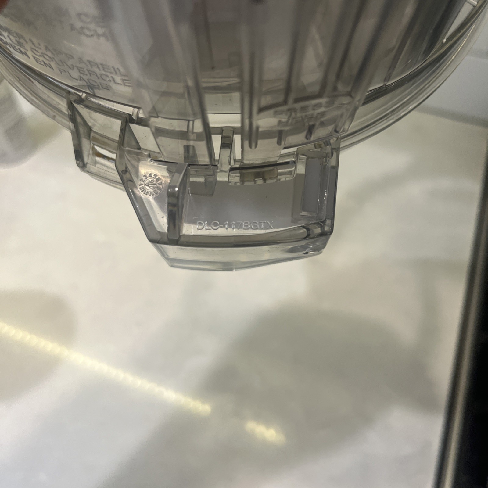 Cuisinart DLC-10S TX Food Processor Lid Chute and Pusher DLC-118BGTX