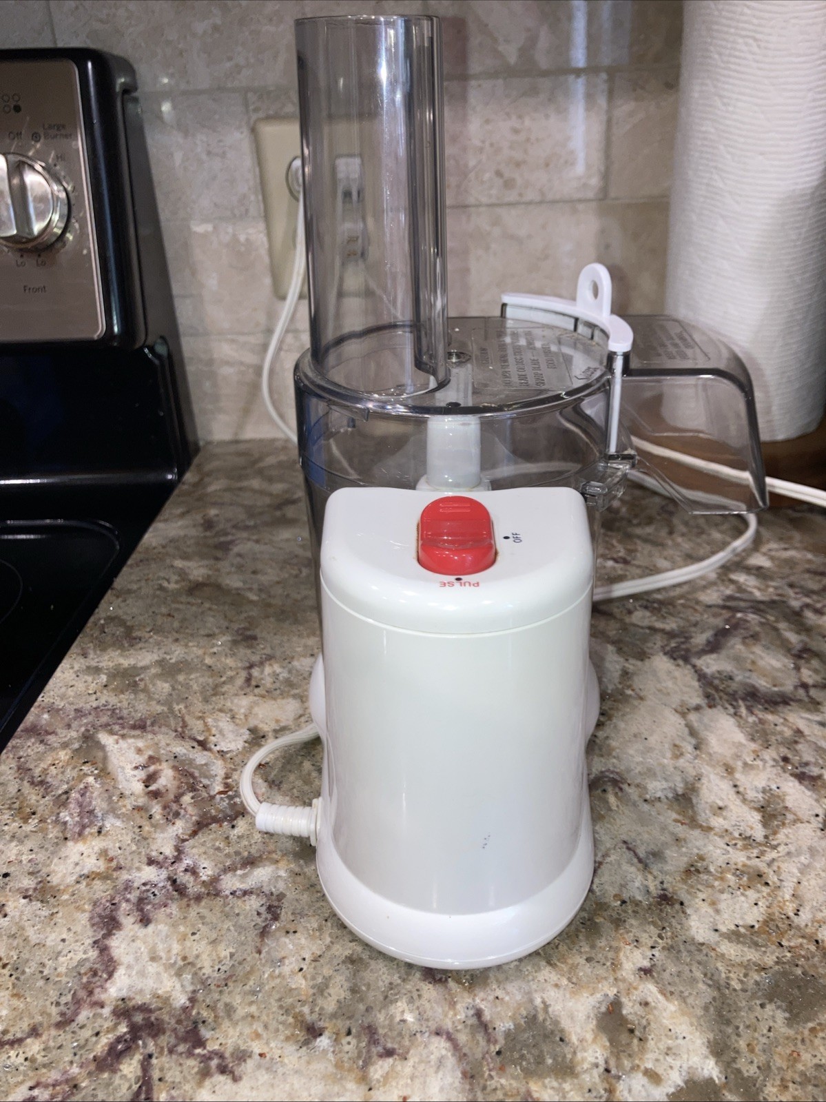Magic Chef Power Chop Mini Food JK-357 with attachments 2 Speeds Tested Works