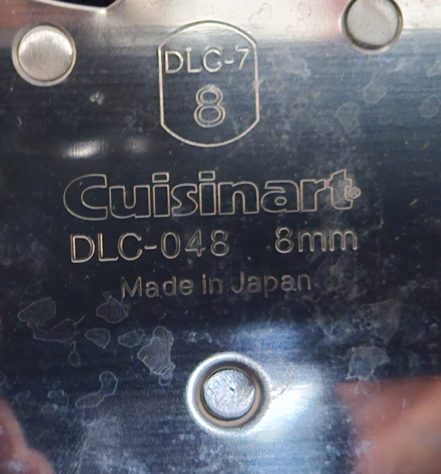 Cuisinart Disc Set DLC-7 Incomplete – 6 Discs
