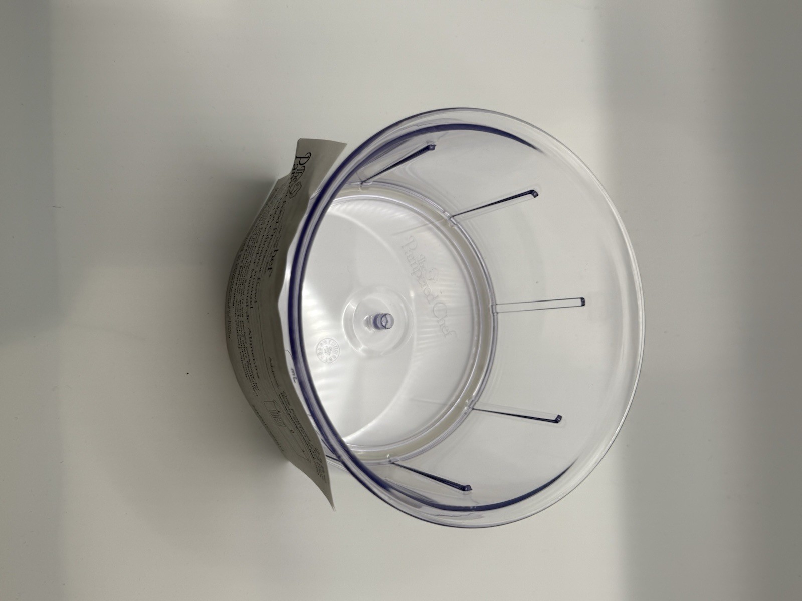 The Pampered Chef Manual Food Processor Bowl #2589 Replacement Clear Bowl W/ Lid