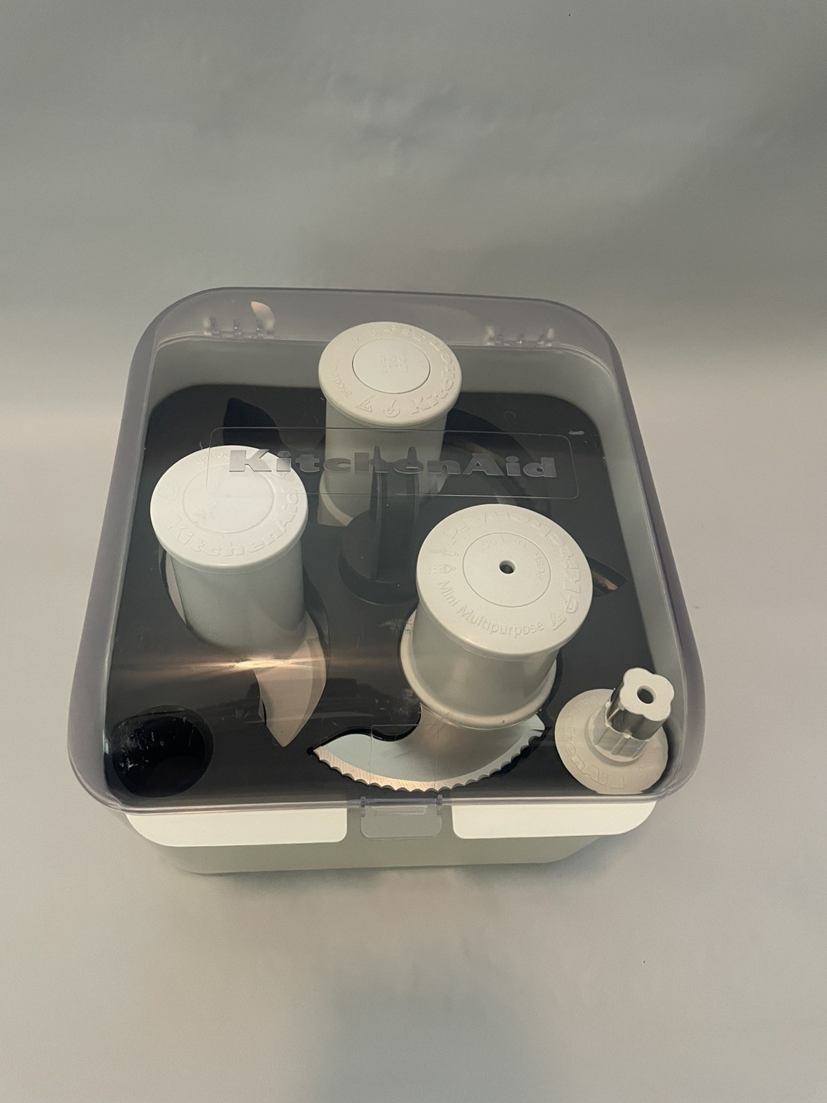 KitchenAid Food Processor Attachments Accessories blades W/ storage Caddy