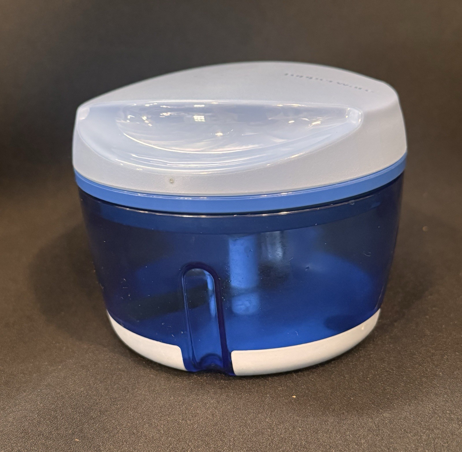 Tupperware Lil Chopper Food Processor Twist Top 1.25 Cup Food Prep Blue RETIRED
