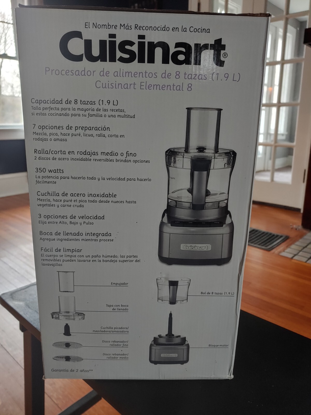 Cuisinart FP-8GMP1 Elemental 8-Cup Food Processor – Gunmetal