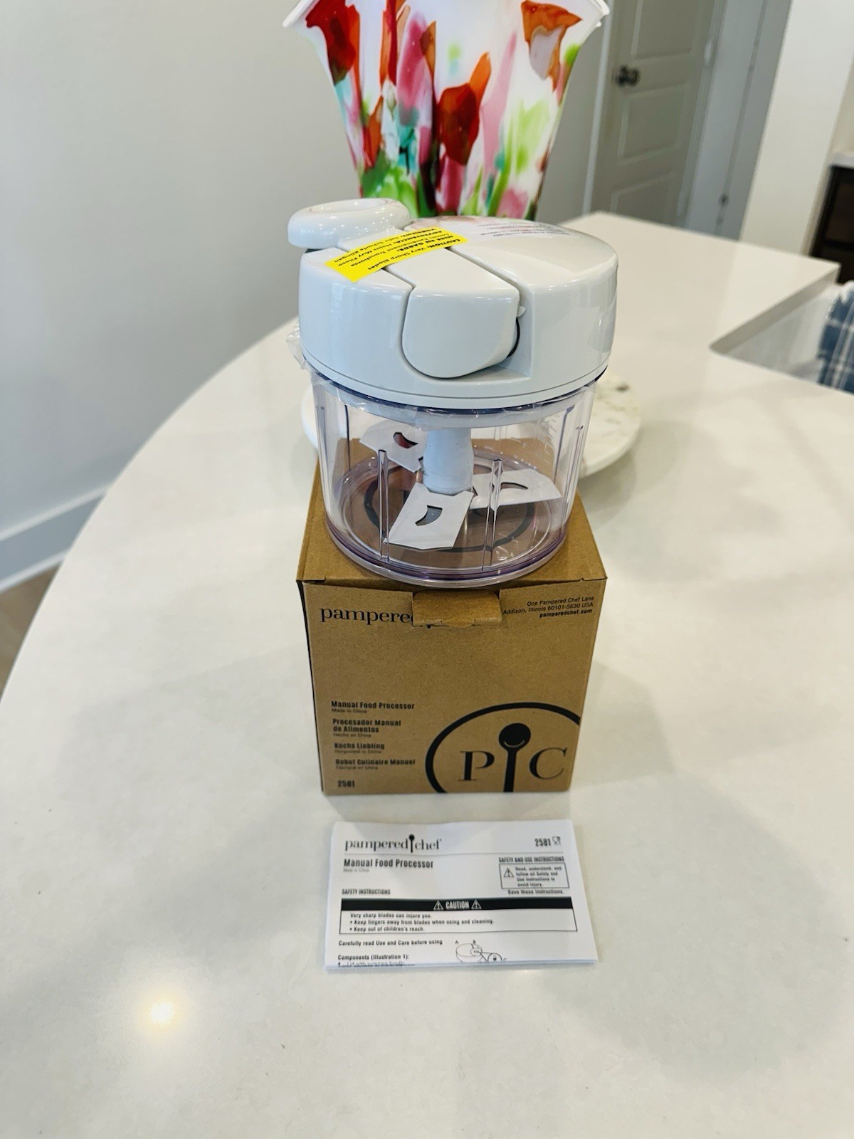 Pampered Chef Manual Food Processor 2581 Brand New in Box L@@K