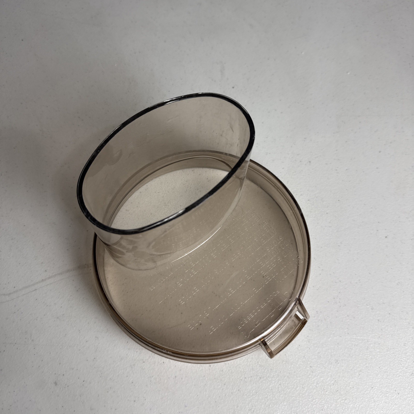 Cuisinart DLC-10C Food Processor Lid DLC-117B Amber Replacement Lid ONLY