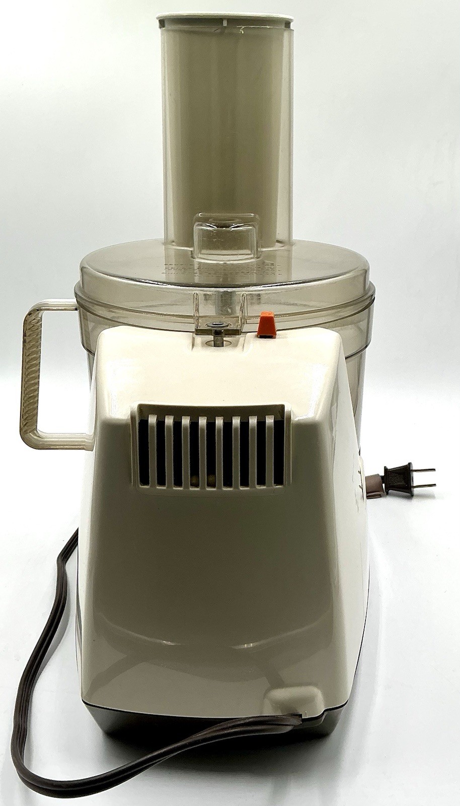GENERAL ELECTRIC FOOD PROCESSOR Model #D1FP1B, Vintage, WORKS, Beige