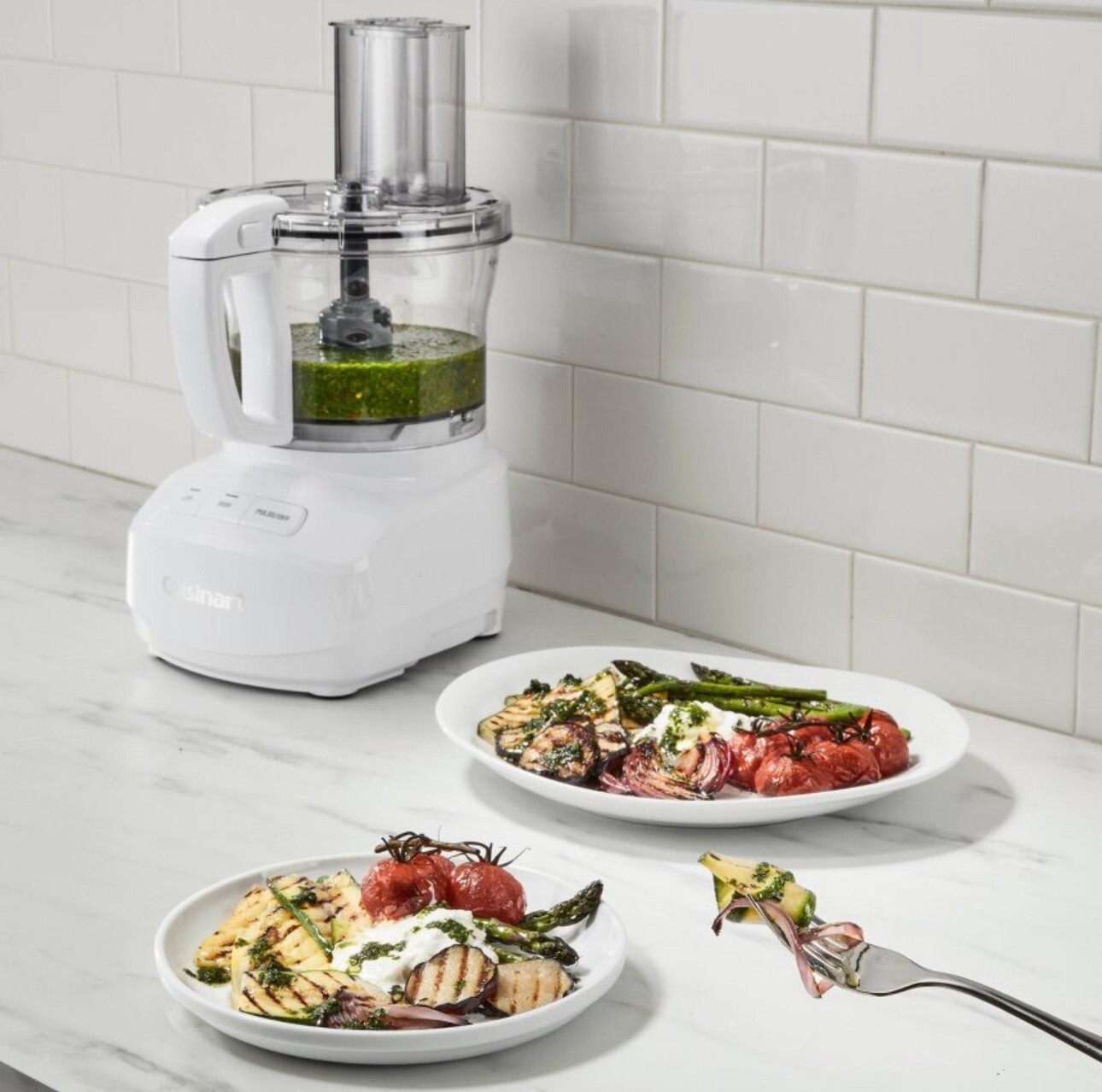 Cuisinart FP-9CF 9-Cup Continuous Feed Core Food Processor -White, 350W