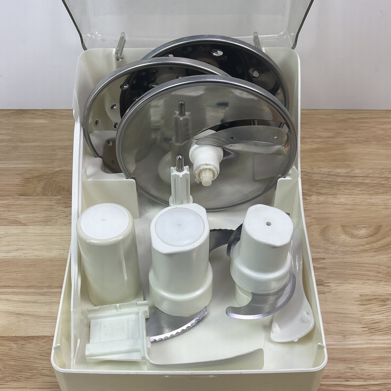 KitchenAid Food Processor KFP600WH Accessories With Blades & Discs Original Case