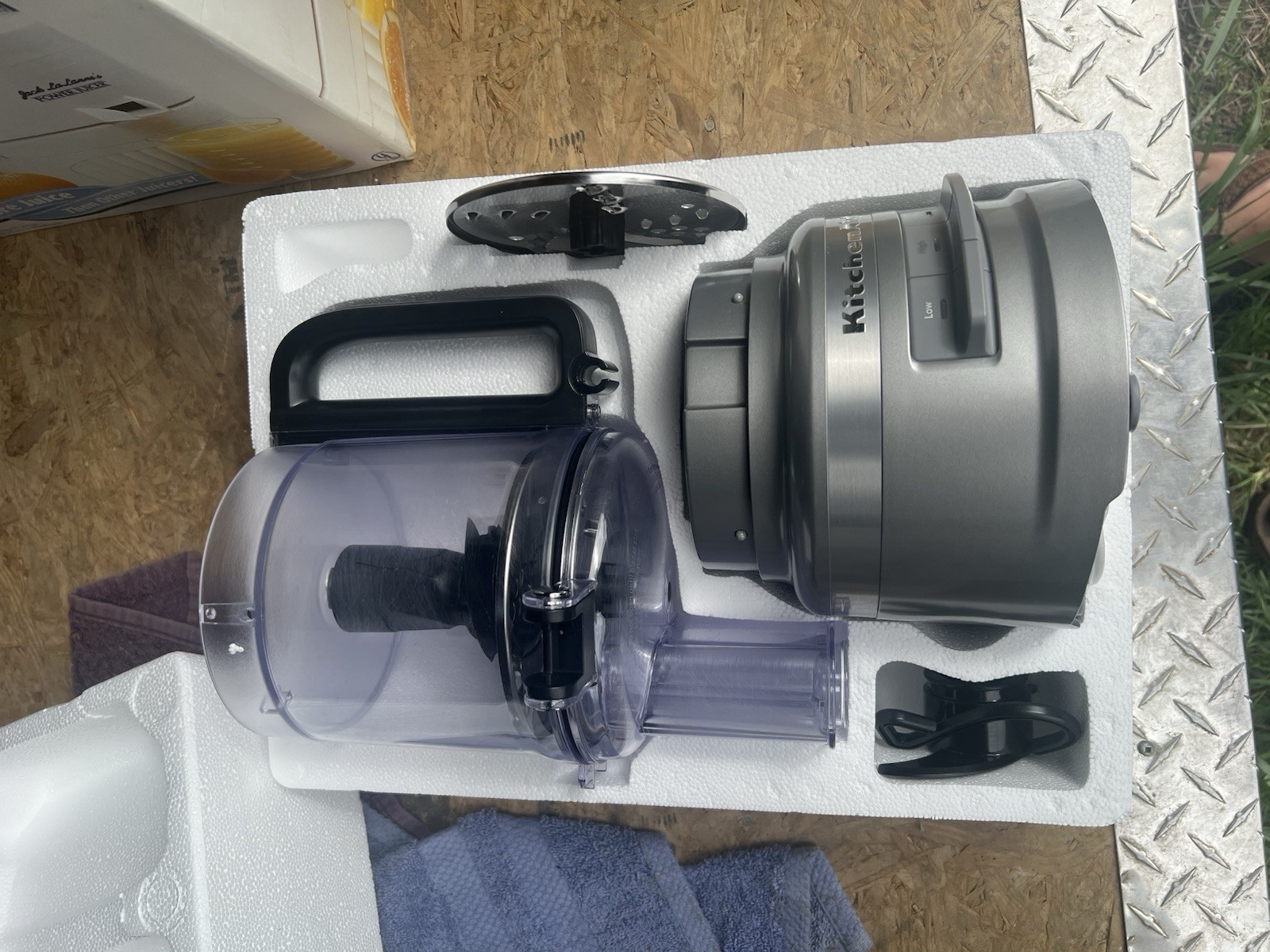 KitchenAid 9 Cup Food Processor | W All Attachments | KFP0919CU | Tested