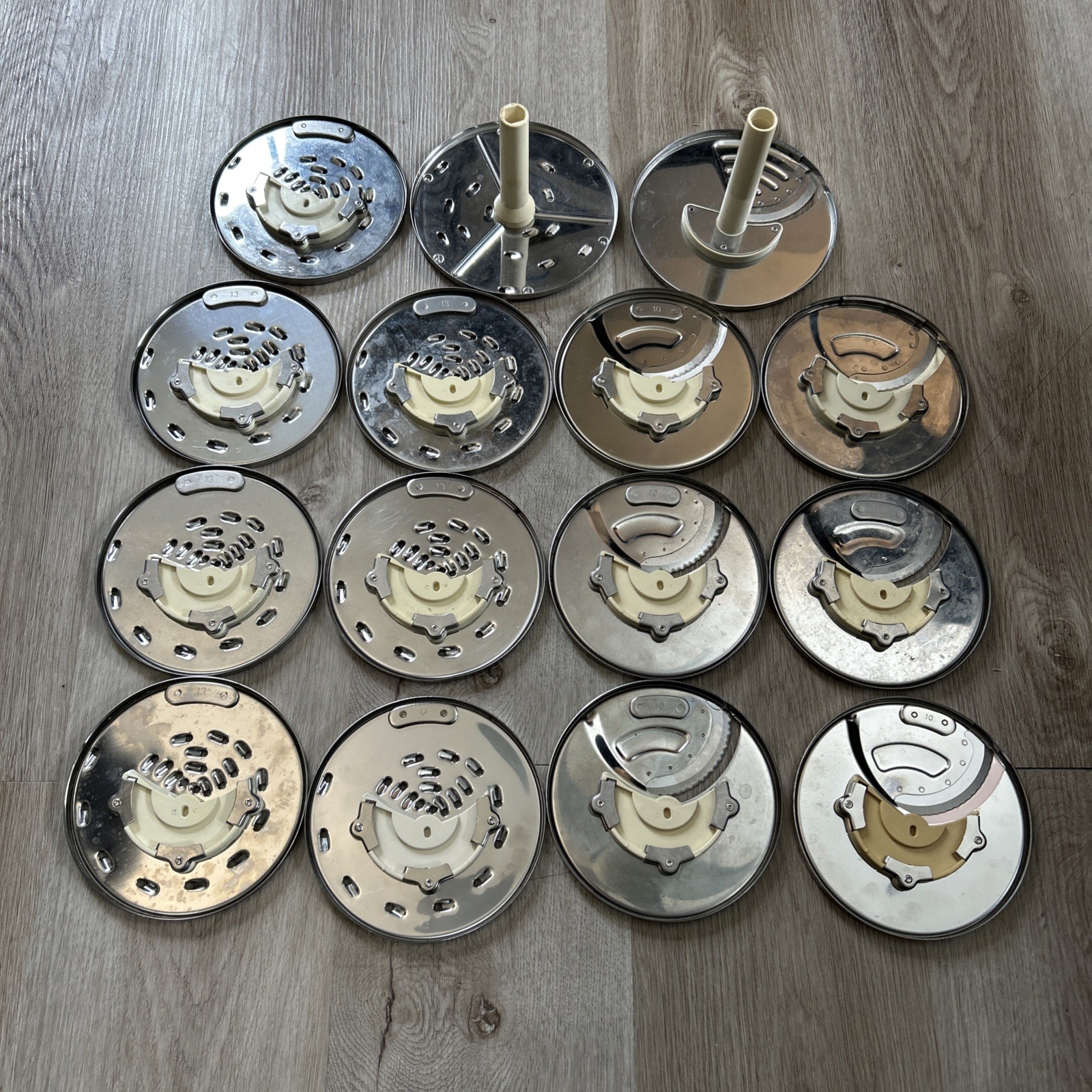 Cuisinart Lot of 15 Blade Discs For DLC-8 DLC-10 DLC-7 Food Processor Accessory