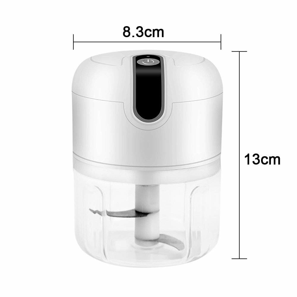 Electric Mini Garlic Spice Chopper Blender Mincer Food Processor USB Charging