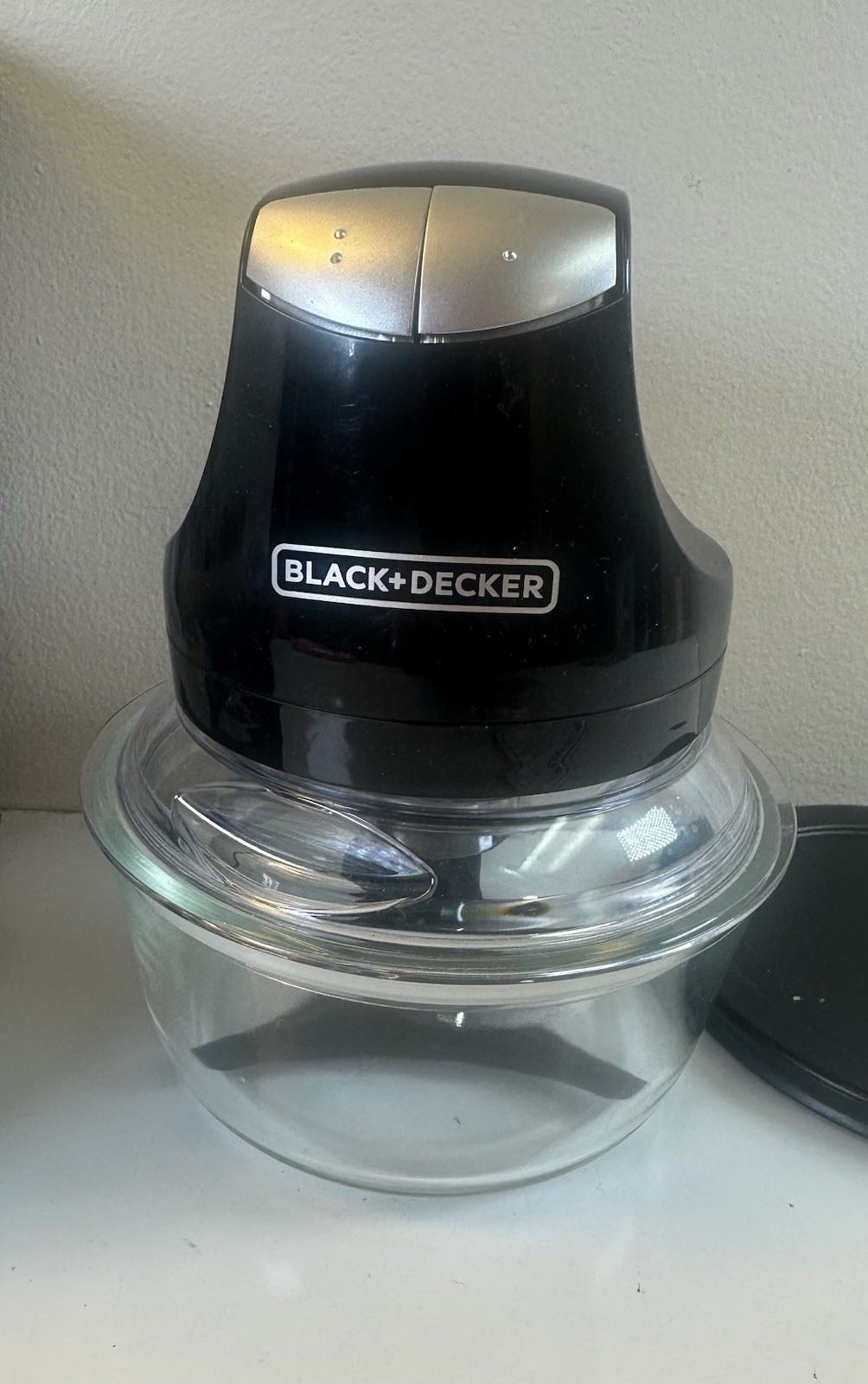 BLACK + DECKER Glass Bowl Chopper EHC3002 Corded Food Processor Open Box 1 Bowl