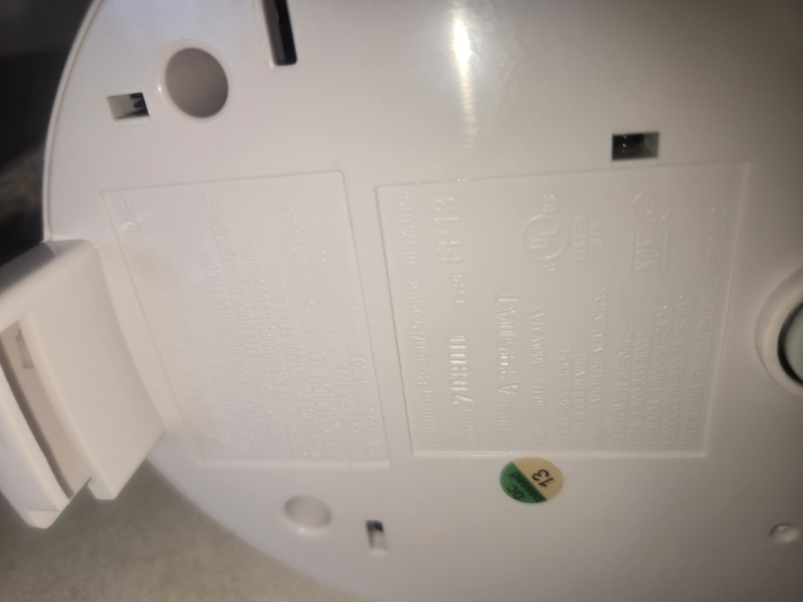 Hamilton Beach Change-A-Bowl Slicer Shredder Processor 70800 Complete Set Tested