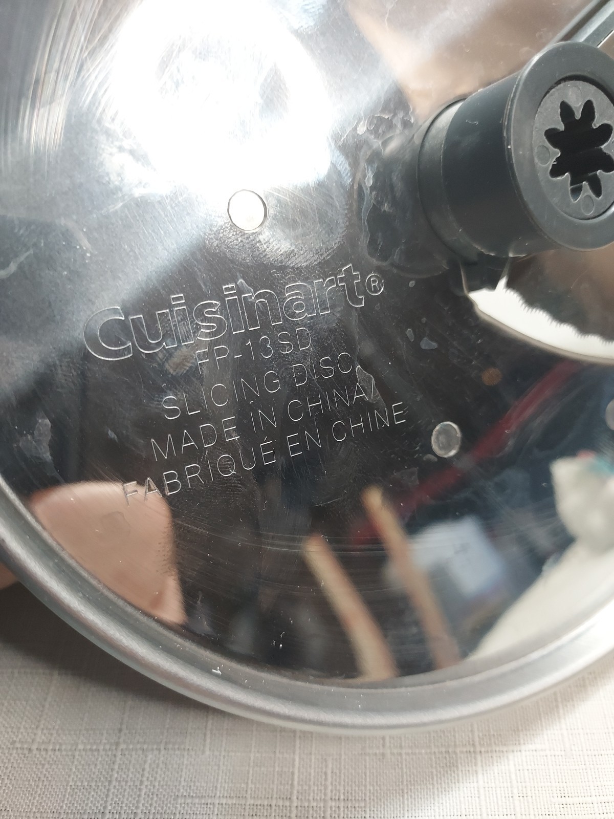 Cuisinart Blades & Accs Case For Elemental 13 Cup FP Missing Med Chop Blade FP13
