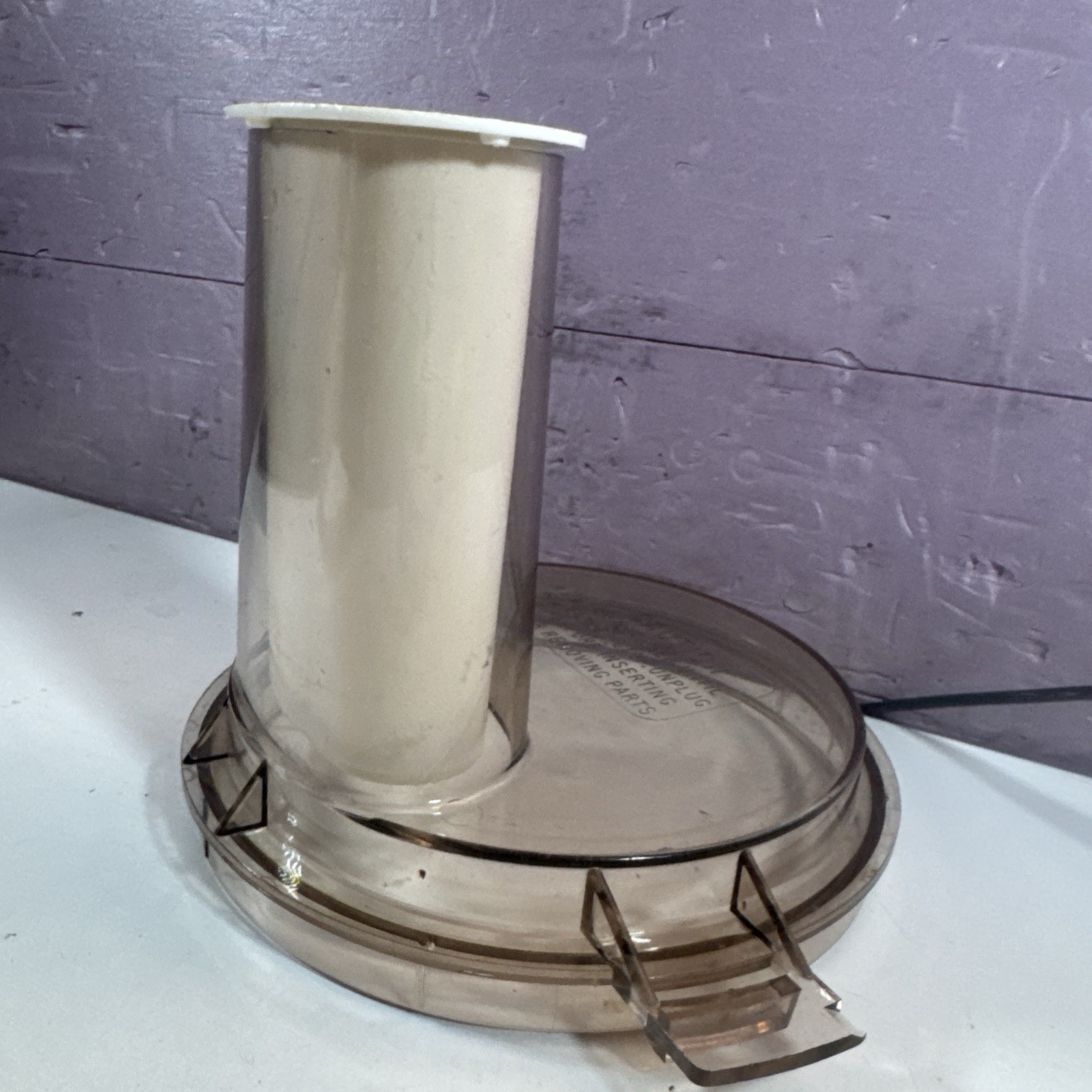 Hamilton Beach Food Processor 702-3 702-4 702-5 702-R Work Bowl Lid With Pusher