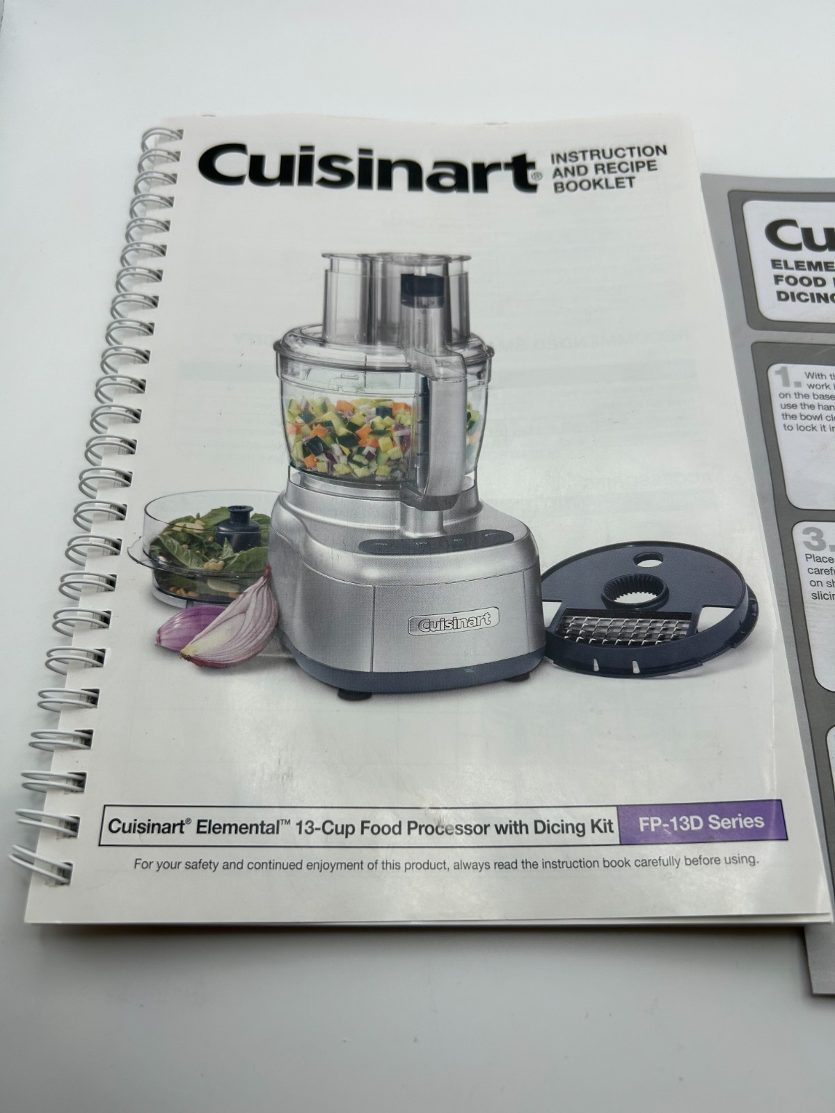 Cuisinart FP-13D Series Elemental 13-Cup Food Processor with Dicing Kit