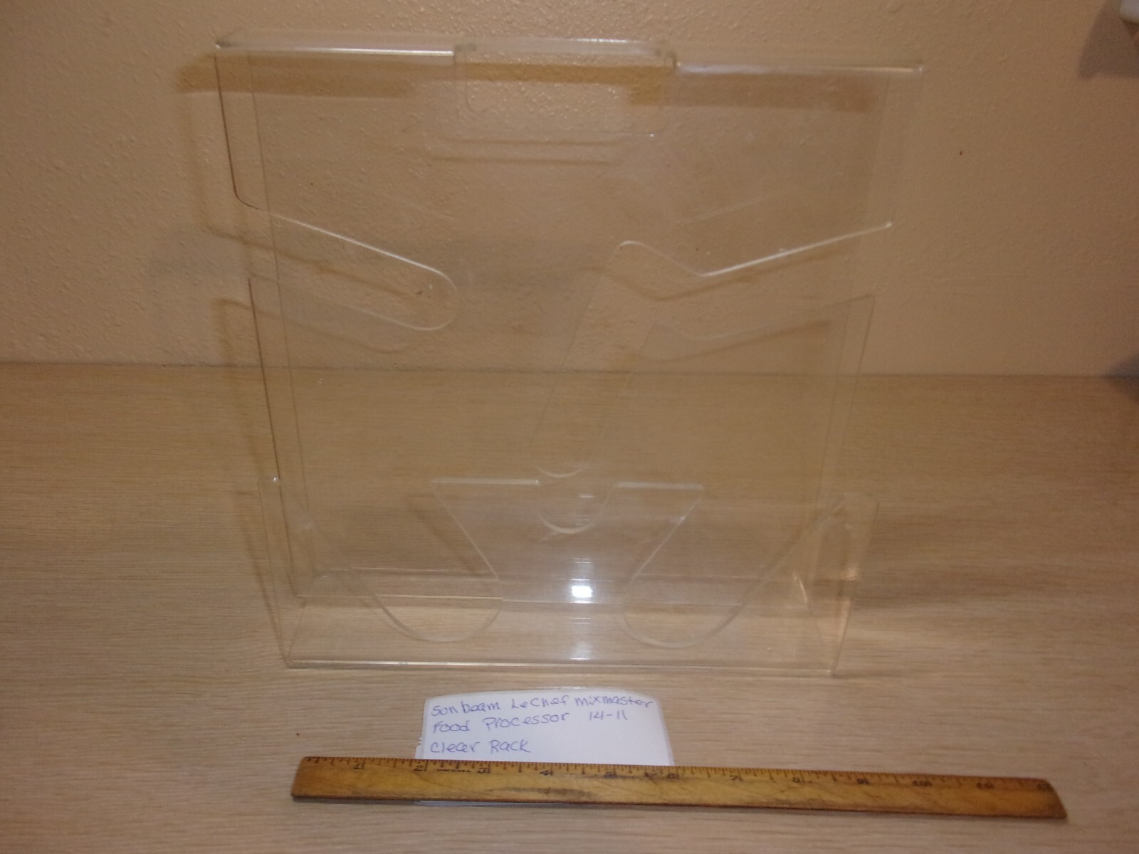 SUNBEAM LECHEF MIXMASTER FOOD PROCESSOR 14-11 CLEAR ACESSORY RACK