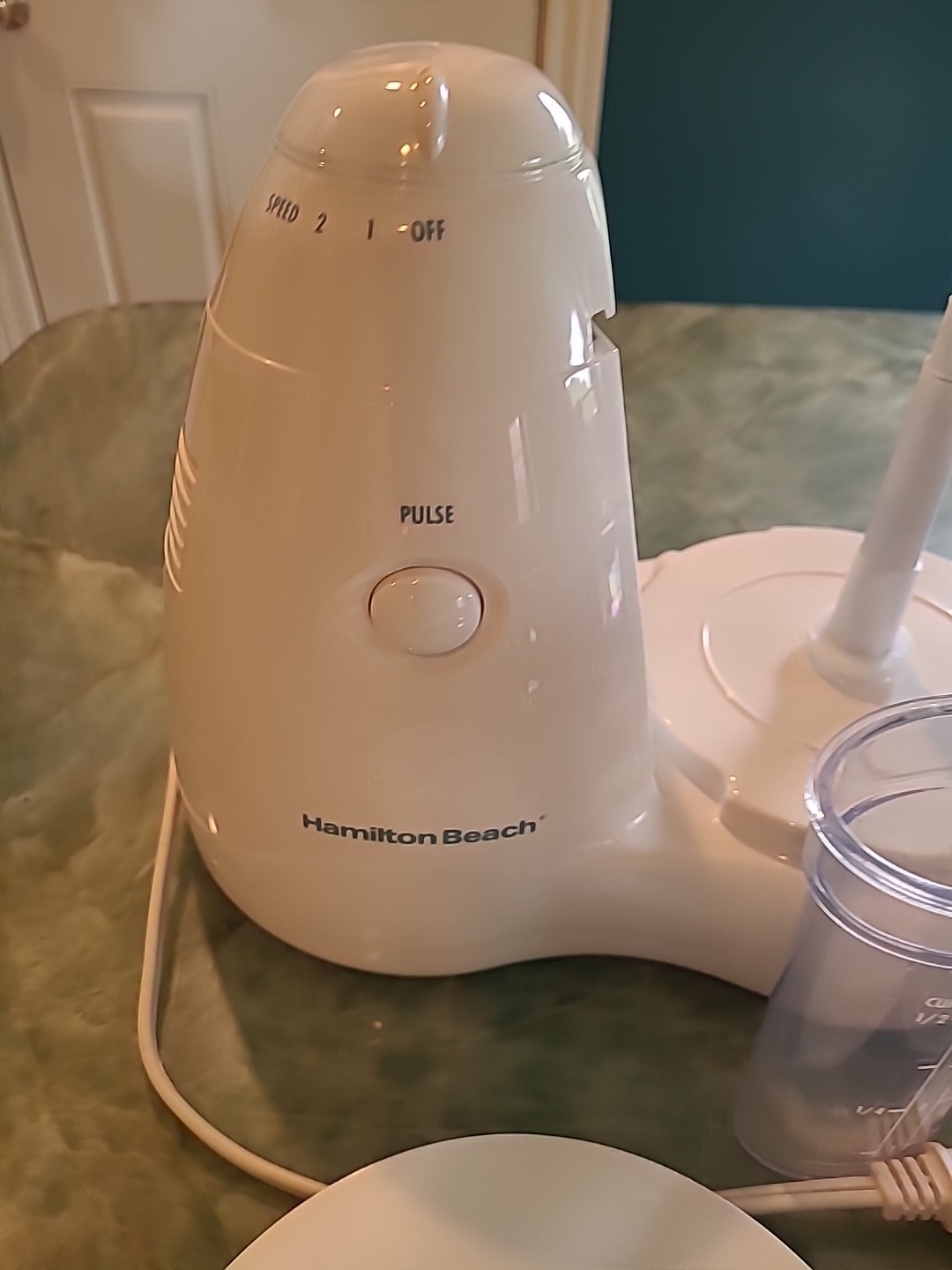 Hamilton Beach 8 Cup Electric Food Processor Chopper White Original Box Tested