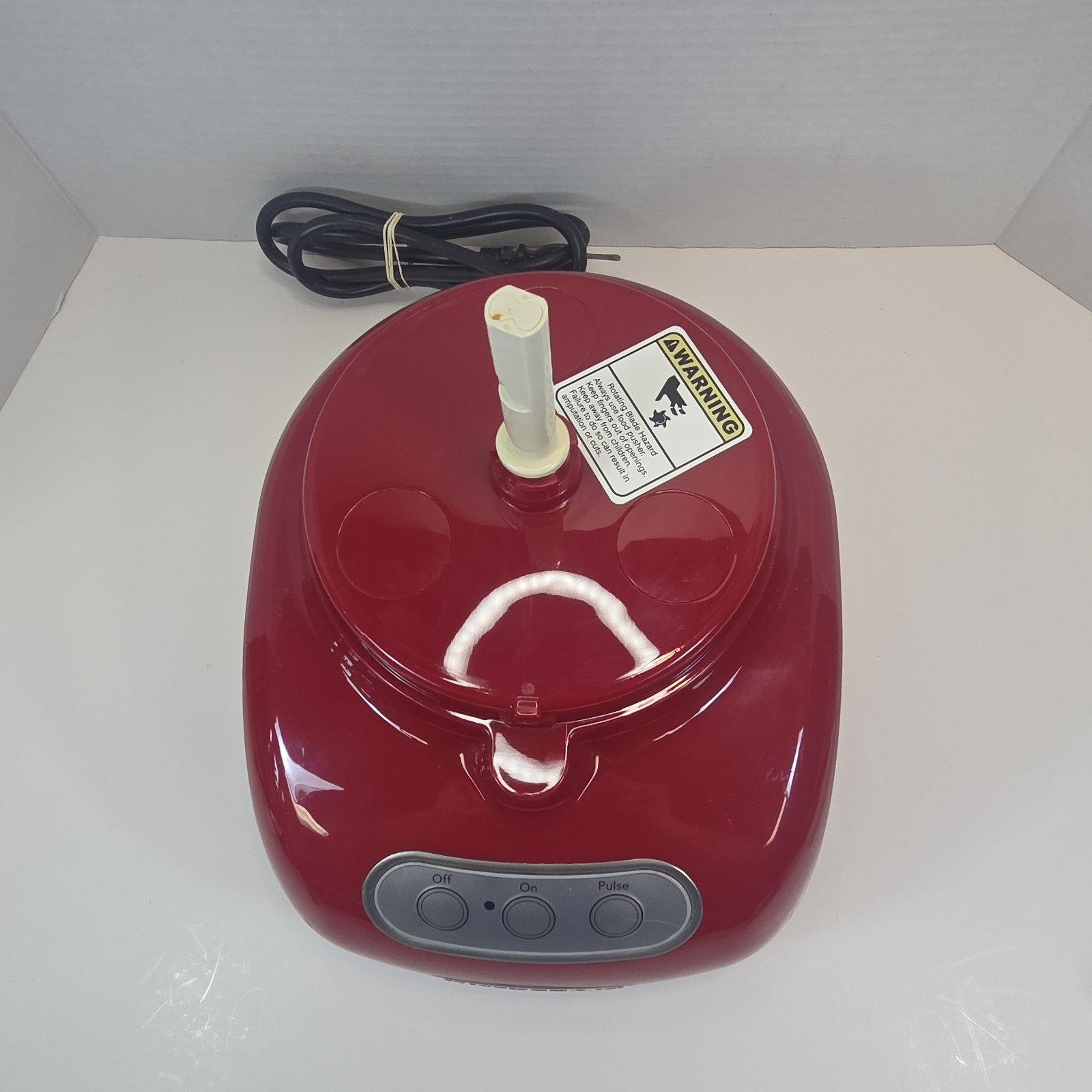 KitchenAid Food Processor KFPW760 Red *Motor Base Only* Tested Works